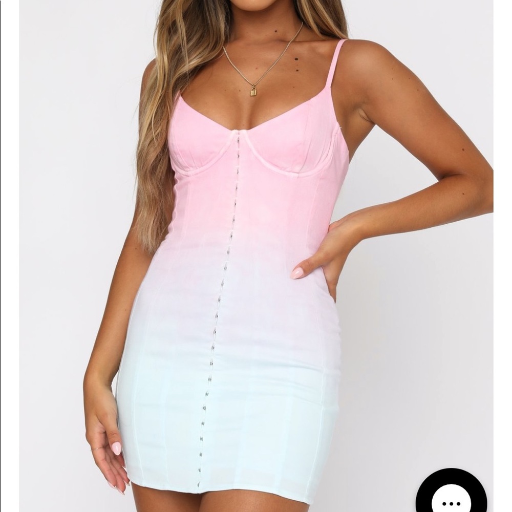 NWT White Fox Ombré Dress